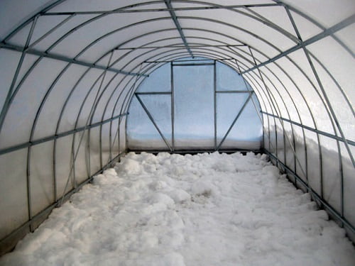 Sneg v teplice