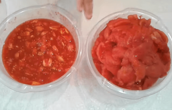 razbiraem pomidory na 2 chasti